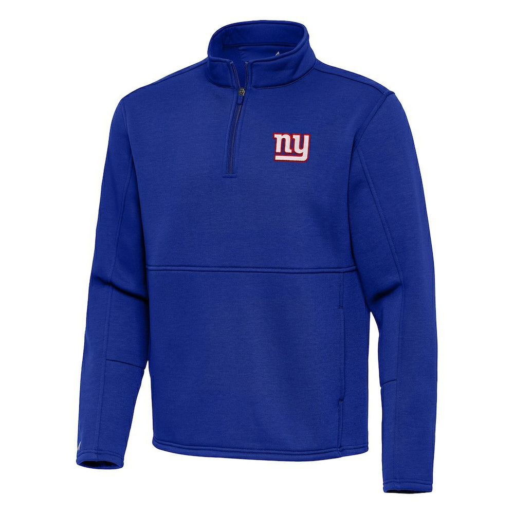 Antigua Twist Quarter-Zip Pullover Jacket - New York Giants