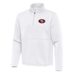 Antigua Twist Quarter-Zip Pullover Jacket - San Francisco 49ers