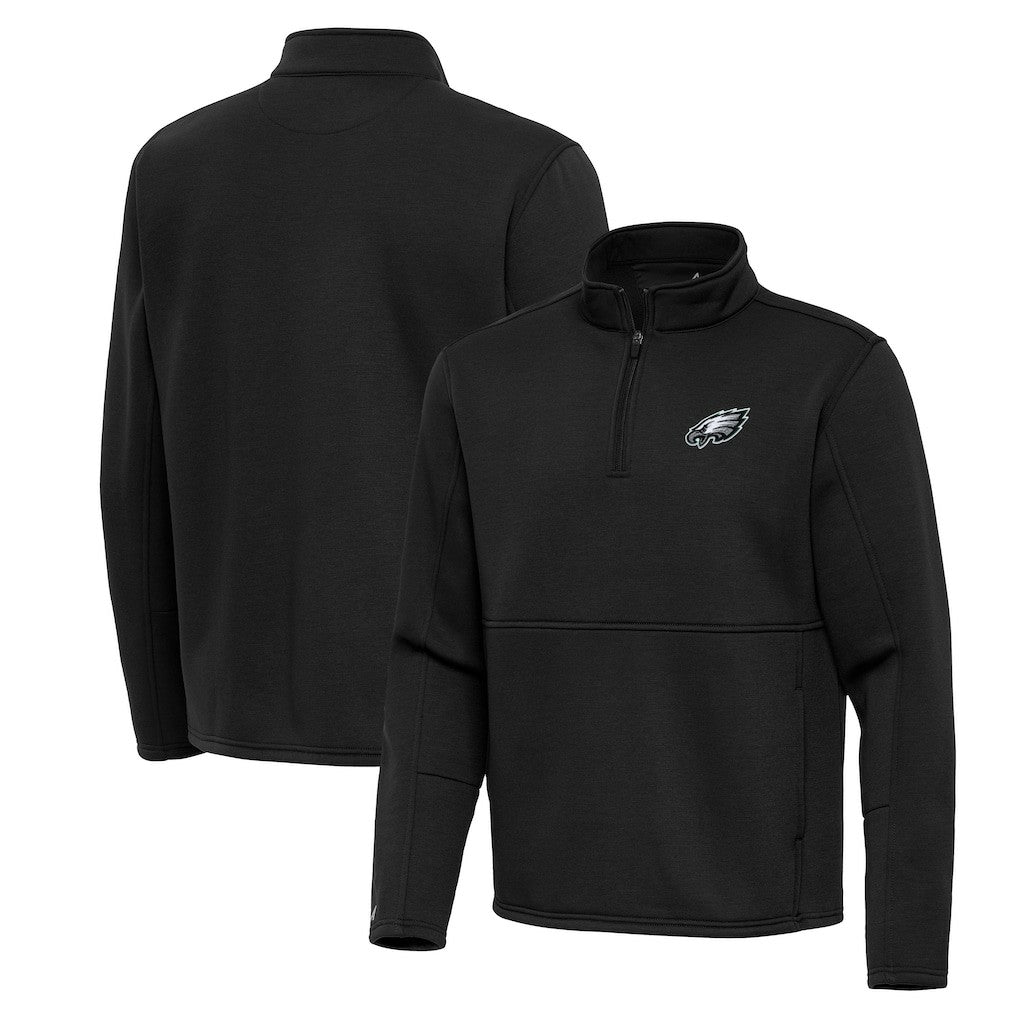 Antigua Twist Quarter-Zip Pullover Jacket - Philadelphia Eagles