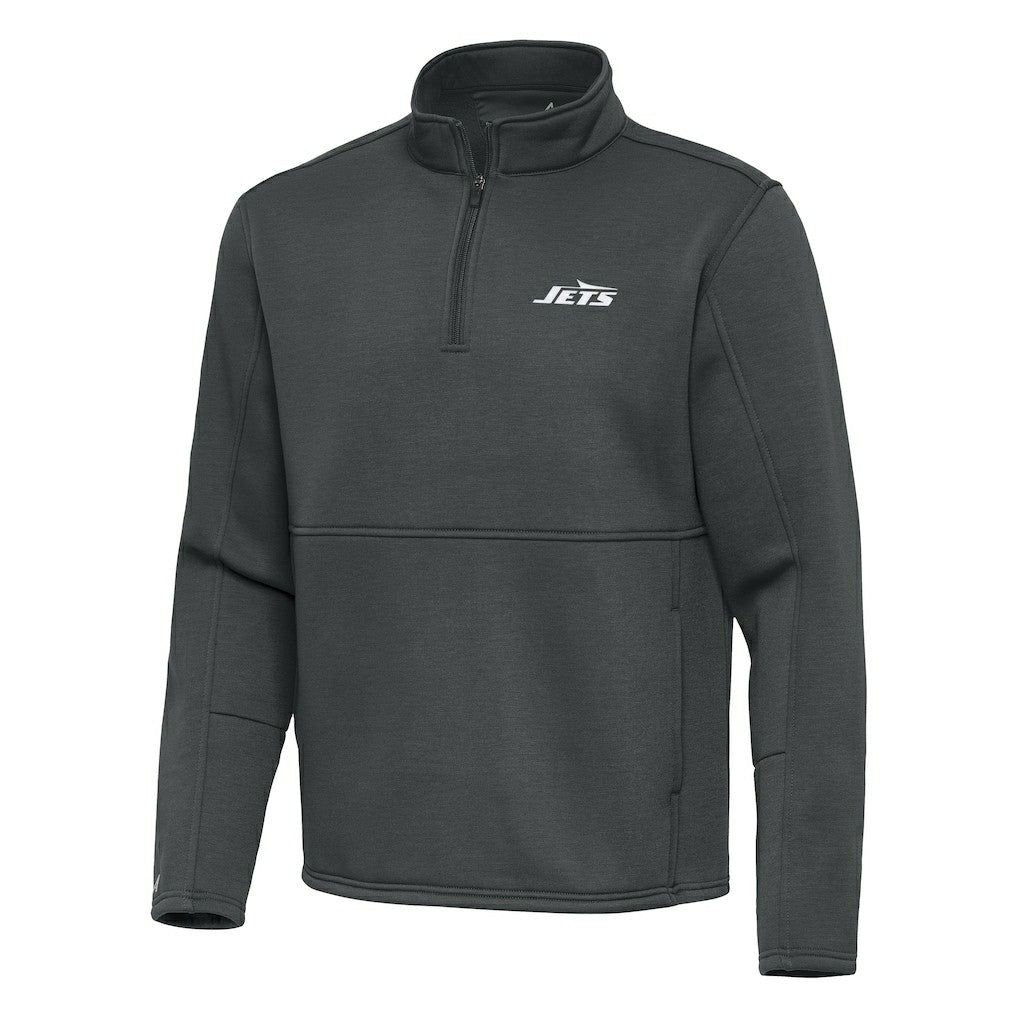 Antigua Twist Quarter-Zip Pullover Jacket - New York Jets