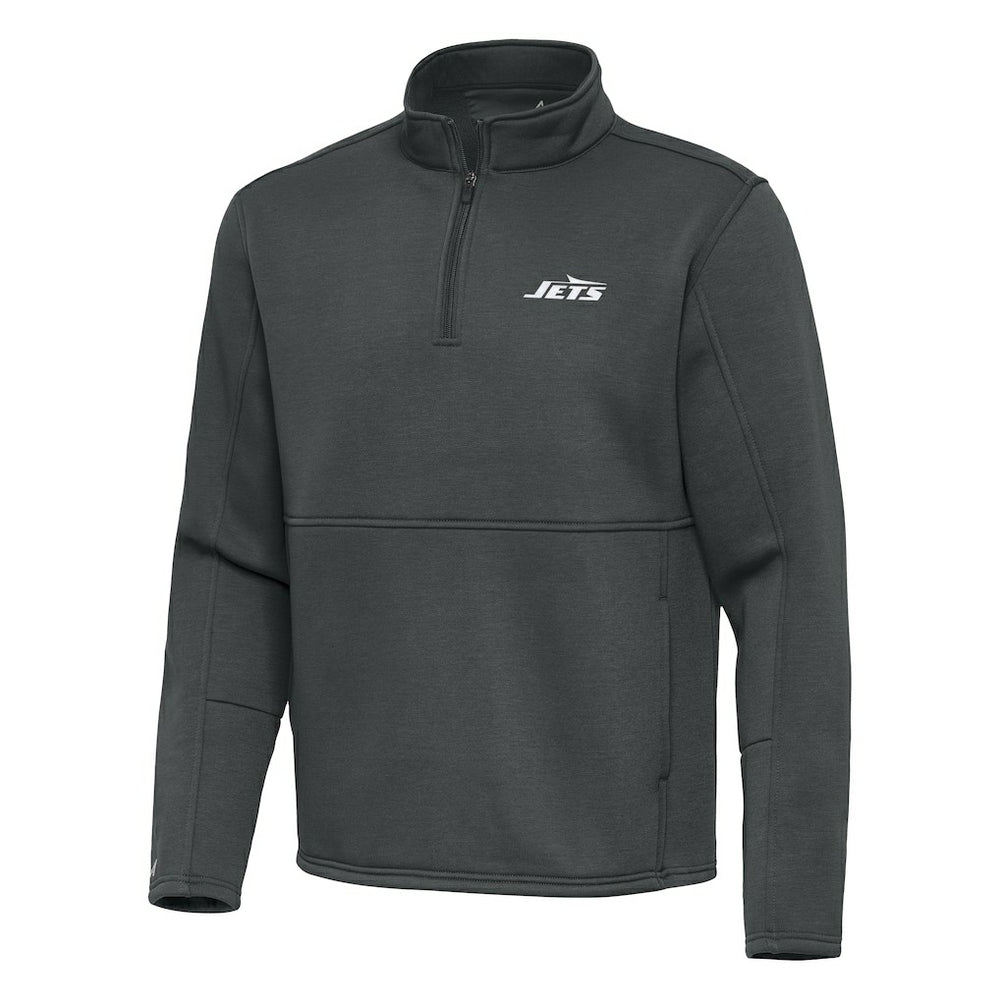 Antigua Twist Quarter-Zip Pullover Jacket - New York Jets