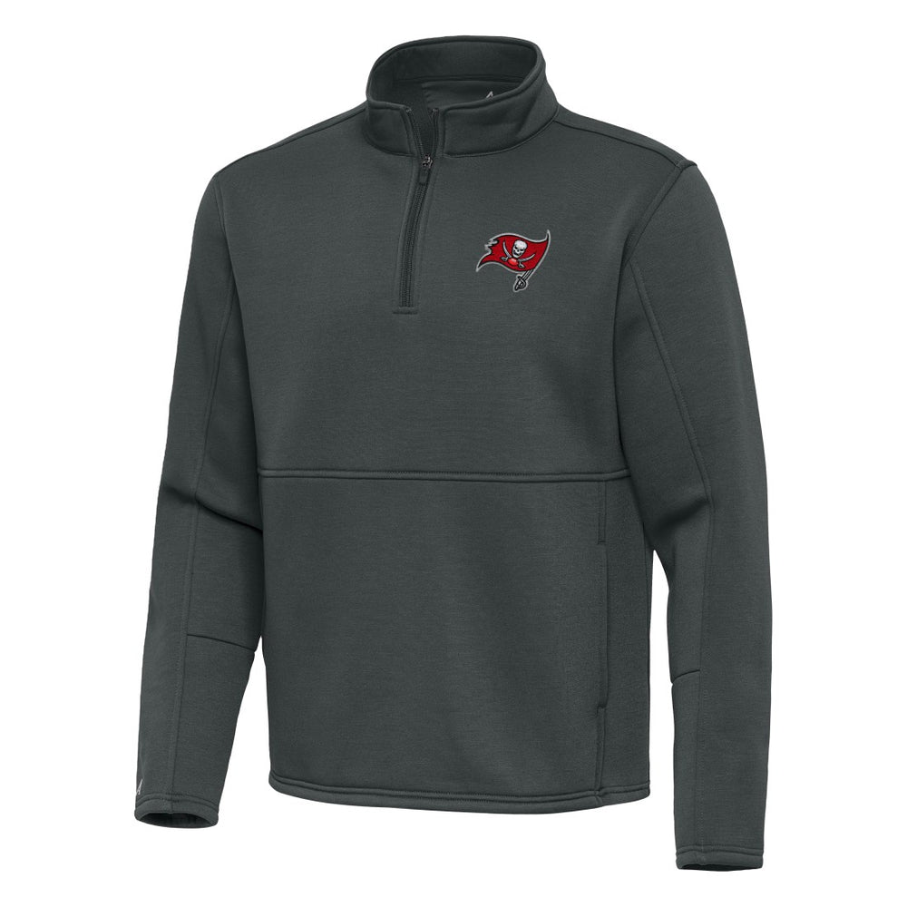 Antigua Twist Quarter-Zip Pullover Jacket - Tampa Bay Buccaneers