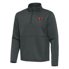 Antigua Twist Quarter-Zip Pullover Jacket - Tampa Bay Buccaneers