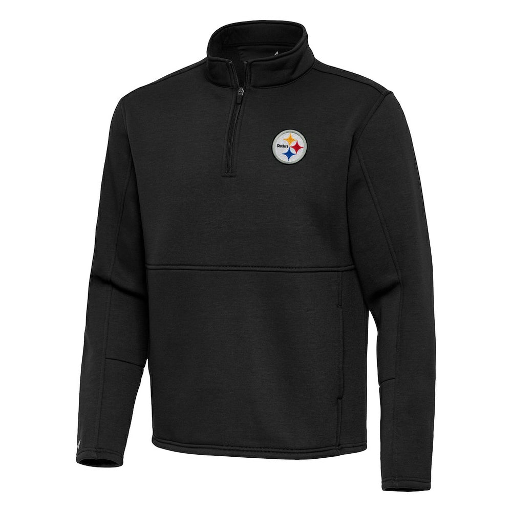 Antigua Twist Quarter-Zip Pullover Jacket - Pittsburgh Steelers