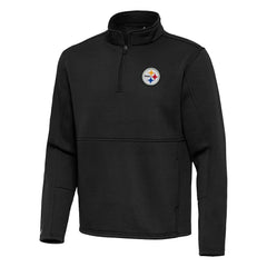 Antigua Twist Quarter-Zip Pullover Jacket - Pittsburgh Steelers