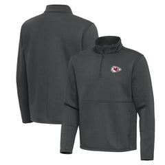Antigua Twist Quarter-Zip Pullover Jacket - Kansas City Chiefs
