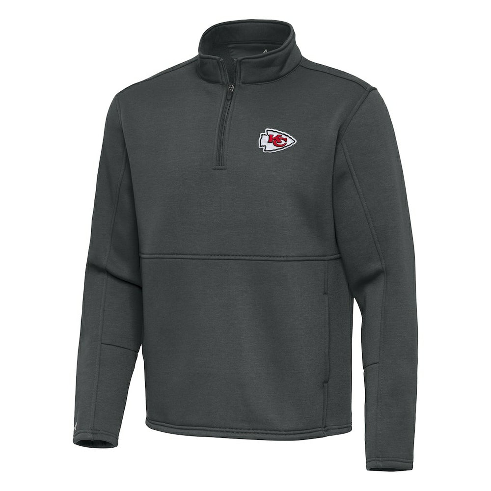 Antigua Twist Quarter-Zip Pullover Jacket - Kansas City Chiefs