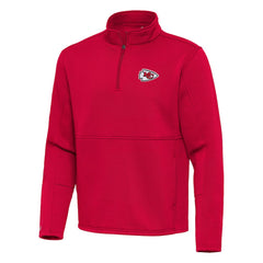 Antigua Twist Quarter-Zip Pullover Jacket - Kansas City Chiefs