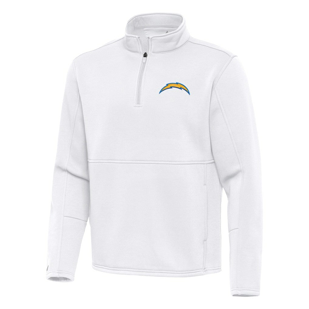 Antigua Twist Quarter-Zip Pullover Jacket - Los Angeles Chargers
