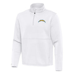 Antigua Twist Quarter-Zip Pullover Jacket - Los Angeles Chargers