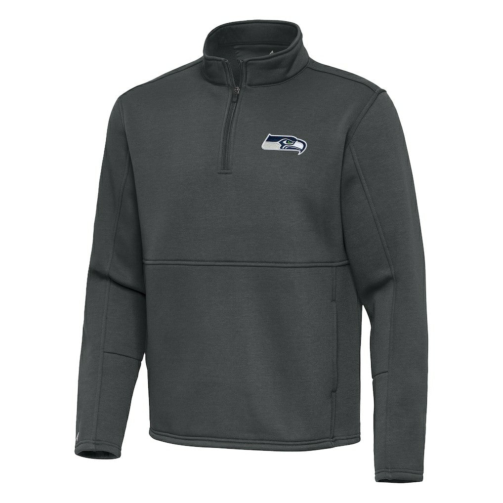 Antigua Twist Quarter-Zip Pullover Jacket - Seattle Seahawks