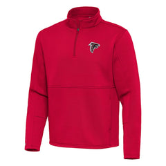 Antigua Twist Quarter-Zip Pullover Jacket - Atlanta Falcons