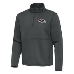 Antigua Twist Quarter-Zip Pullover Jacket - Baltimore Ravens