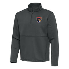 NHL Pewter Florida Panthers Antigua Twist Quarter-Zip Pullover Jacket