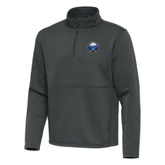 NHL Pewter Buffalo Sabres Antigua Twist Quarter-Zip Pullover Jacket