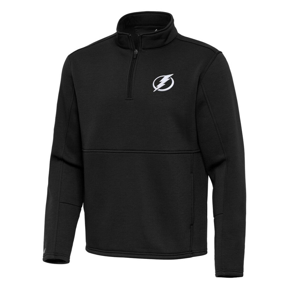 NHL Black Tampa Bay Lightning Antigua Twist Quarter-Zip Pullover Jacket