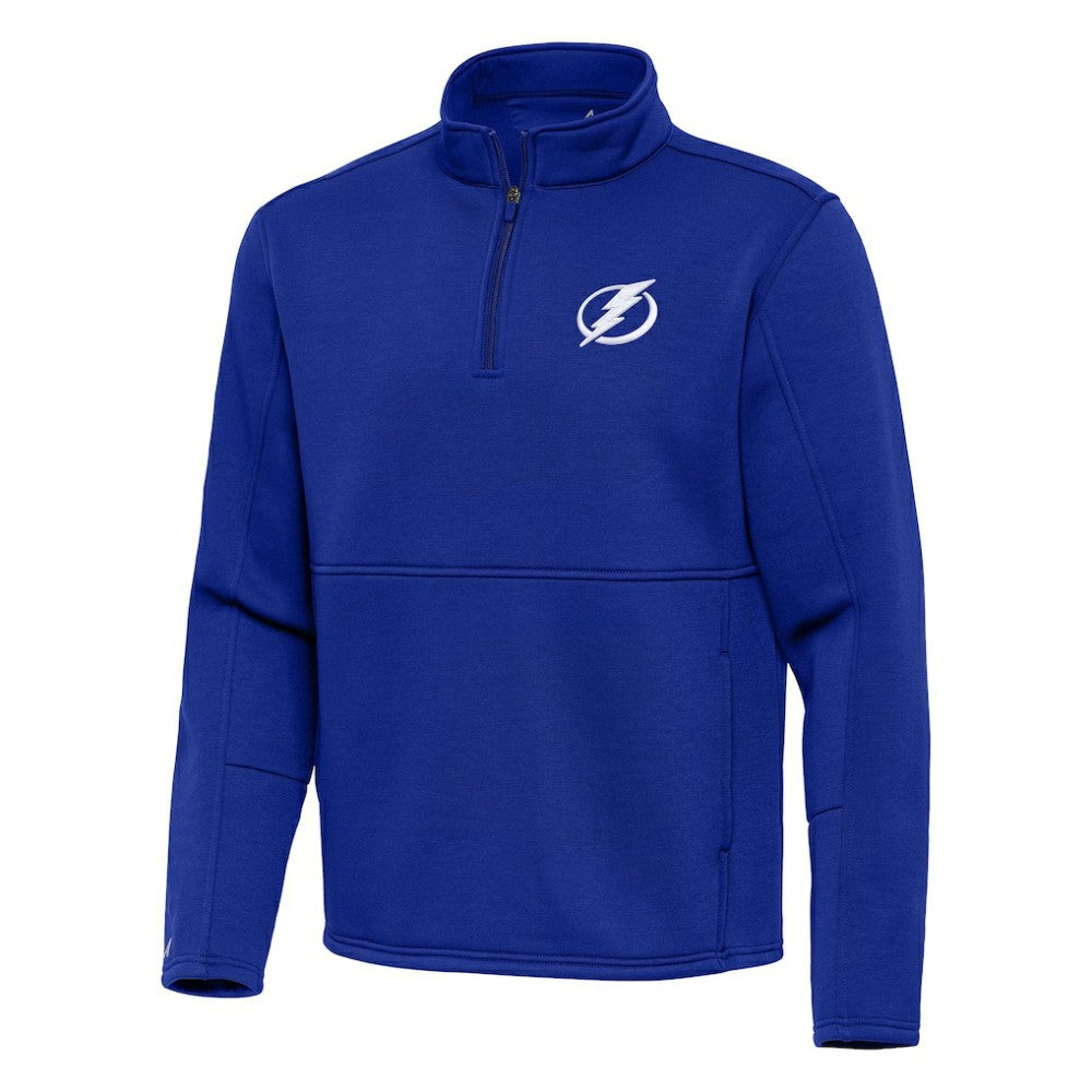 NHL Blue Tampa Bay Lightning Antigua Twist Quarter-Zip Pullover Jacket