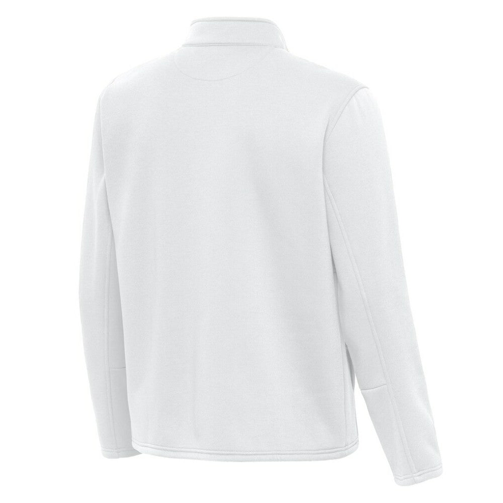 NHL White Toronto Maple Leafs Antigua Twist Quarter-Zip Pullover Jacket