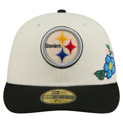 Tonal Floral 59FIFTY Fitted Hat - Pittsburgh Steelers