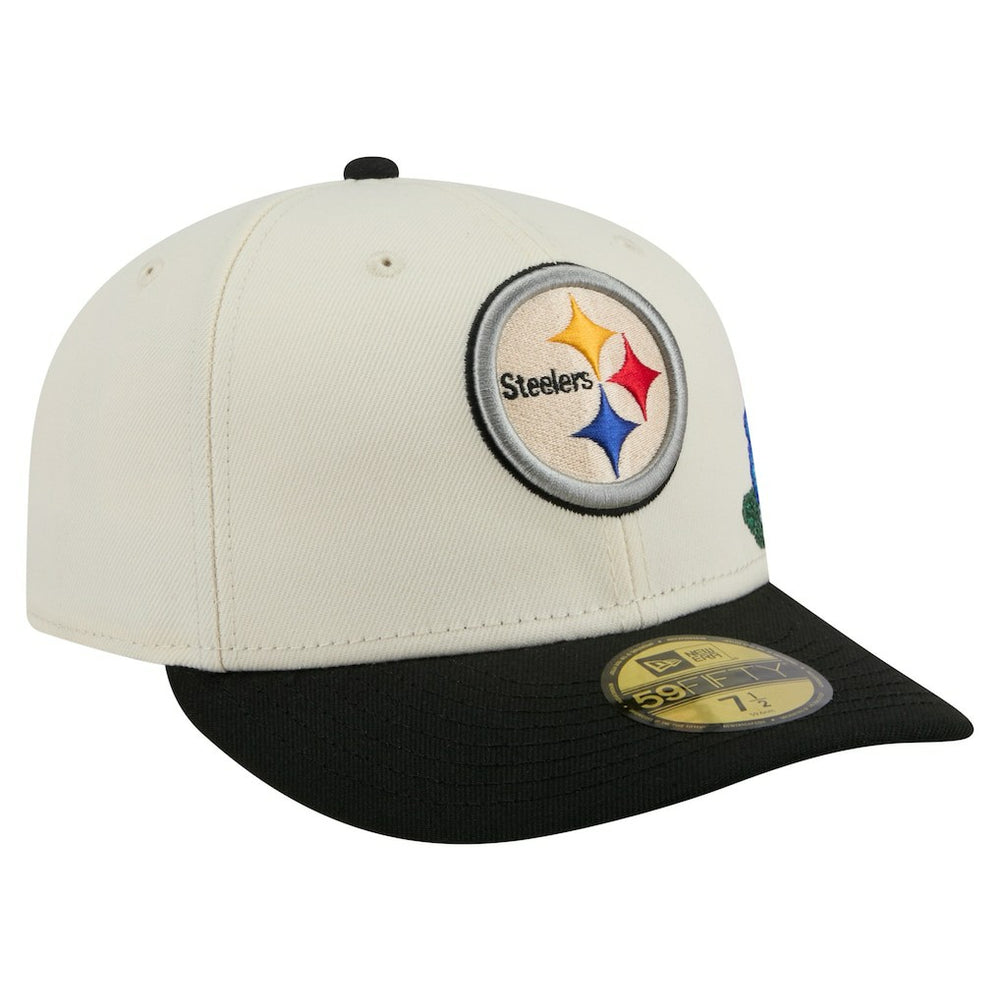 Tonal Floral 59FIFTY Fitted Hat - Pittsburgh Steelers