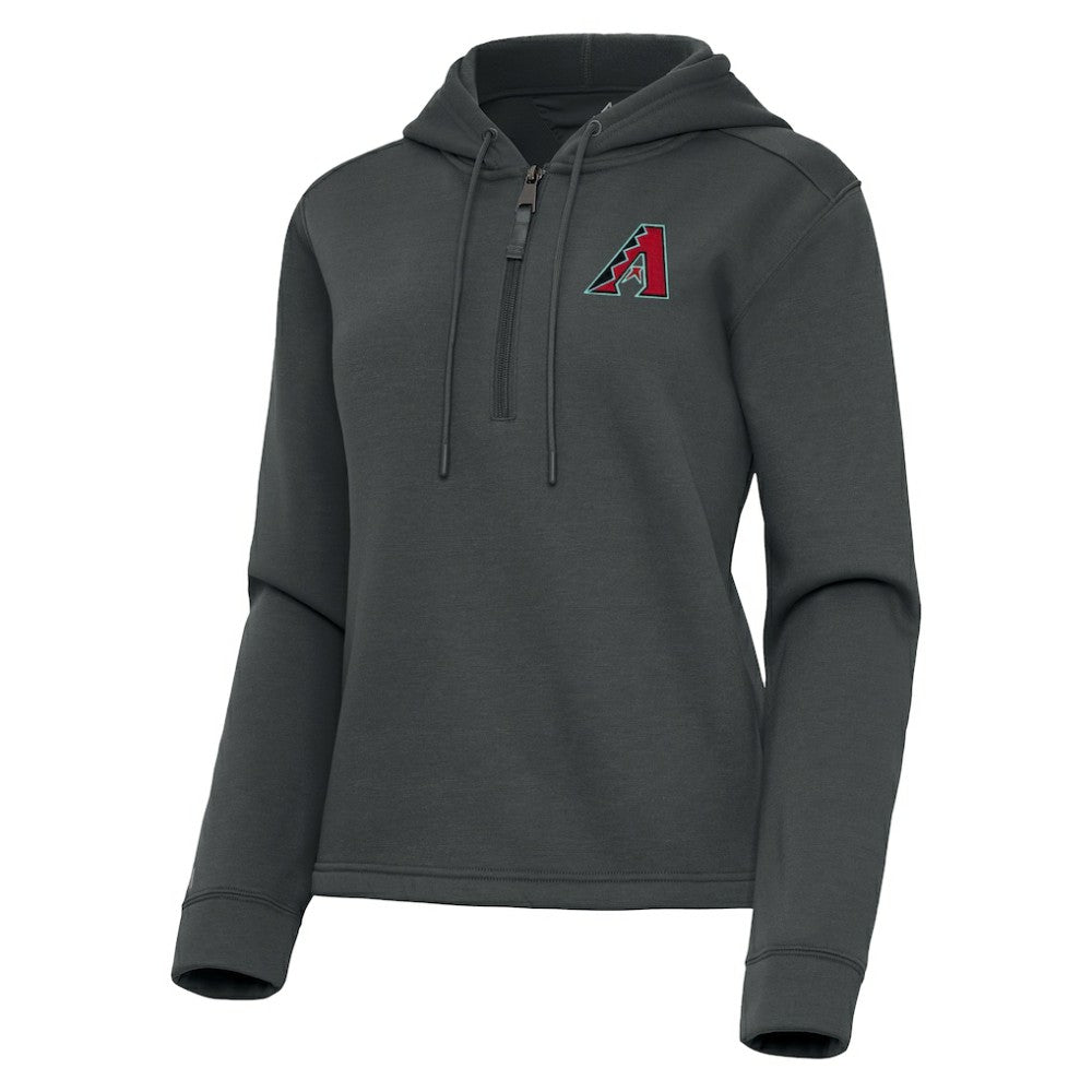 MLB Arizona Diamondbacks Antigua Women's Contemporary Quarter-Zip Hoodie