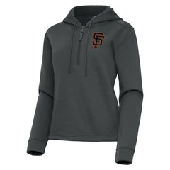 MLB San Francisco Giants Antigua Women's Contemporary Quarter-Zip Hoodie