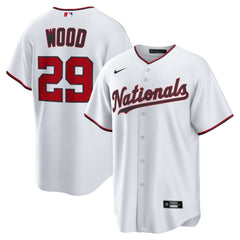 MLB James Wood Washington Nationals Nike Home Replica Jersey