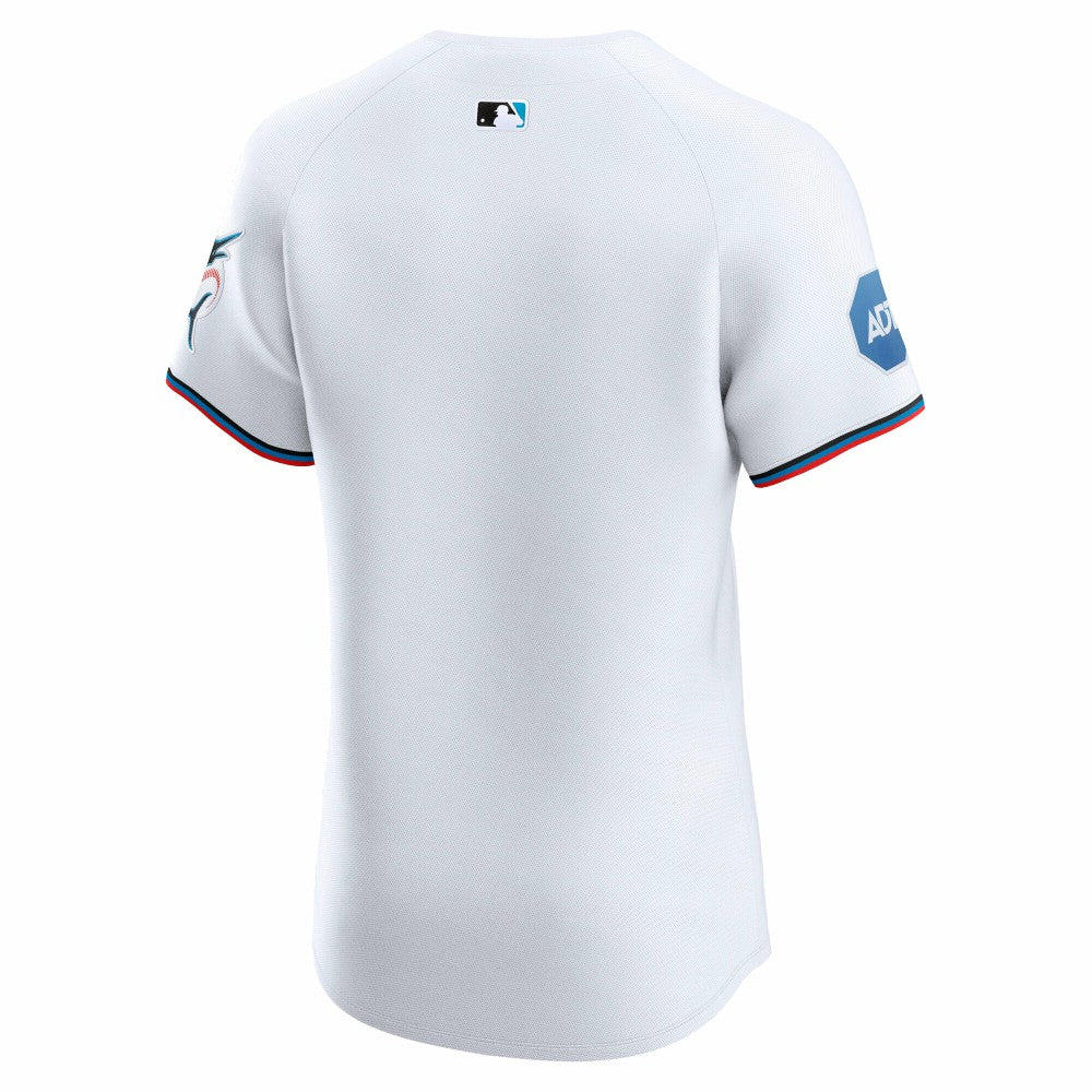 MLB Miami Marlins Nike Home Elite Jersey