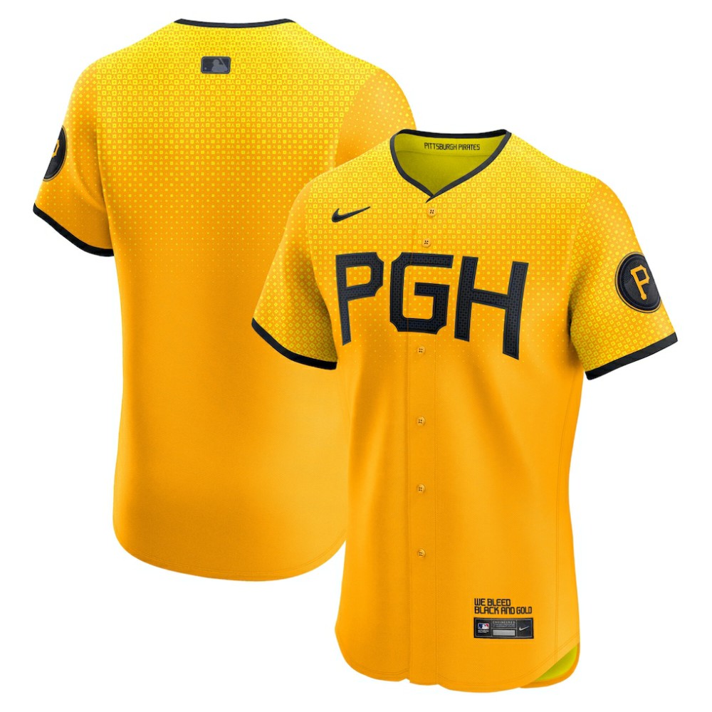 MLB Pittsburgh Pirates Nike City Connect  Elite Jersey
