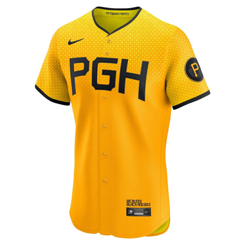 MLB Pittsburgh Pirates Nike City Connect  Elite Jersey