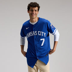 MLB Bobby Witt Jr. Kansas City Royals Nike Alternate 2 Elite Player Jersey