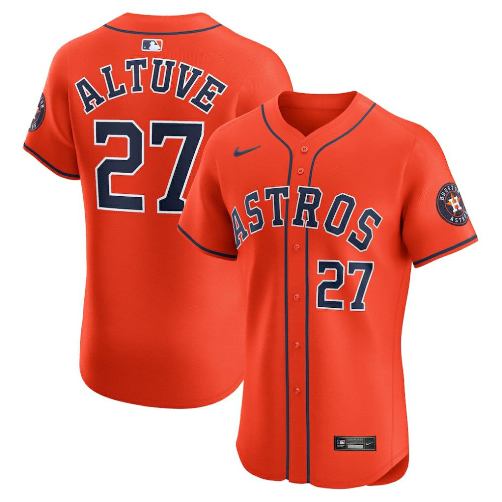 MLB Jose Altuve Houston Astros Nike Alternate Elite Player Jersey