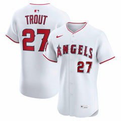 MLB Mike Trout Los Angeles Angels Nike Home ElitePlayer  Jersey