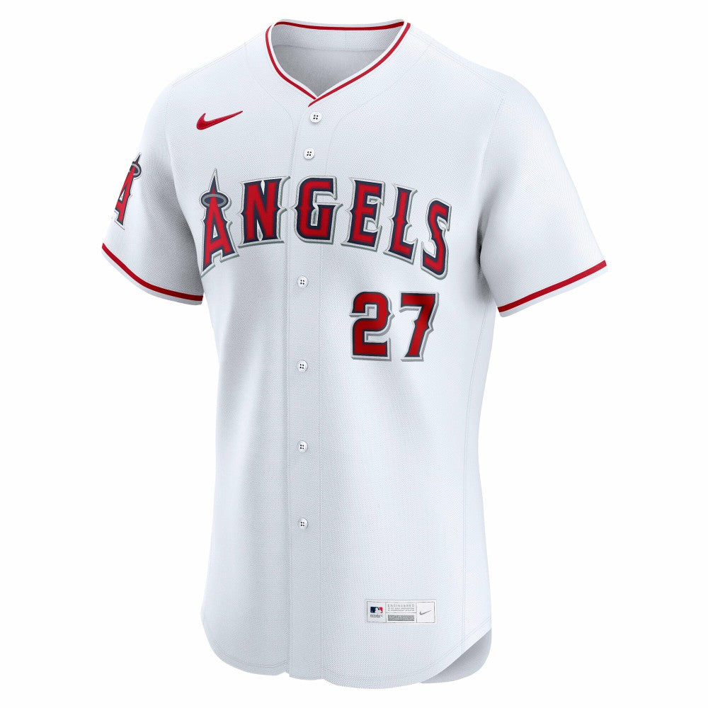 MLB Mike Trout Los Angeles Angels Nike Home ElitePlayer  Jersey