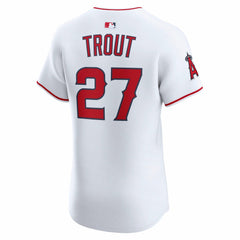 MLB Mike Trout Los Angeles Angels Nike Home ElitePlayer  Jersey