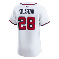 MLB Matt Olson Atlanta Braves Nike Home Elite Player Jersey