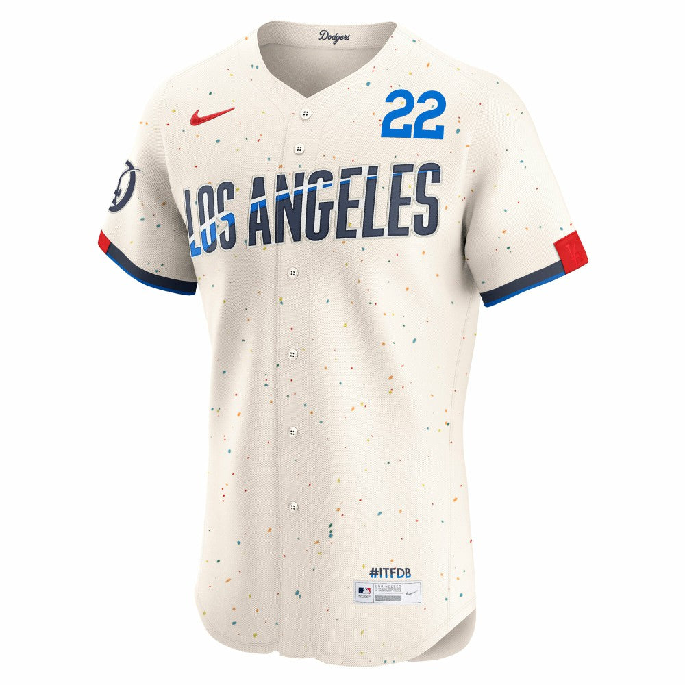 MLB Clayton Kershaw Los Angeles Dodgers Nike City Connect Elite Jersey