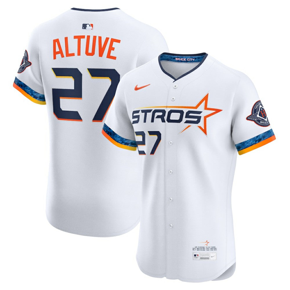 MLB Jose Altuve Houston Astros Nike 2025 City Connect Elite Player Jersey