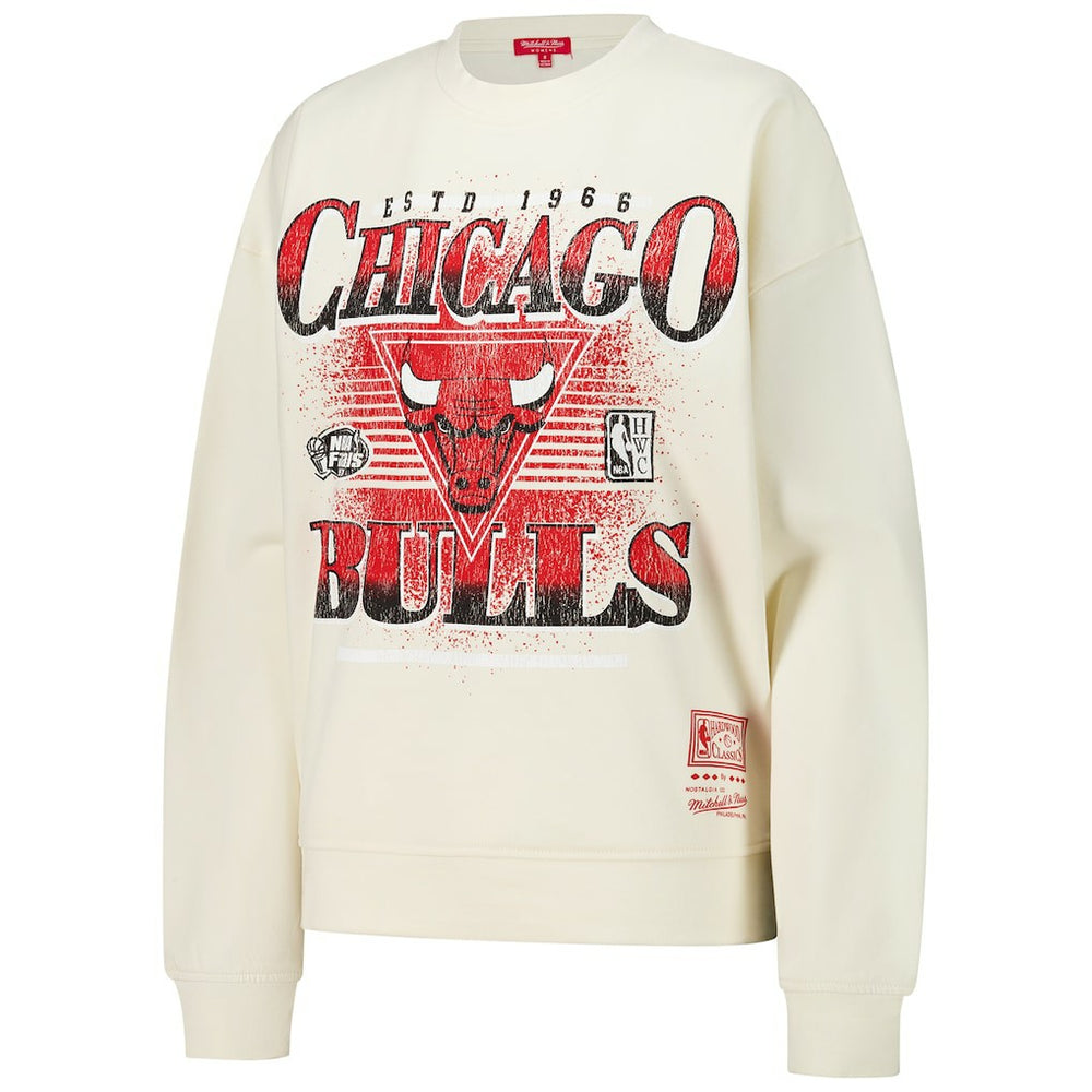 NBA Chicago Bulls Women's Oversprayed Pullover Sweatshirt