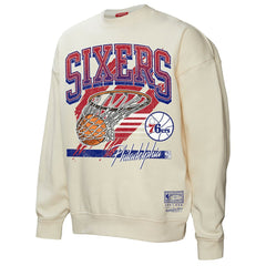 NBA Philadelphia 76ers Women's Brush Bucket Pullover Sweatshirt