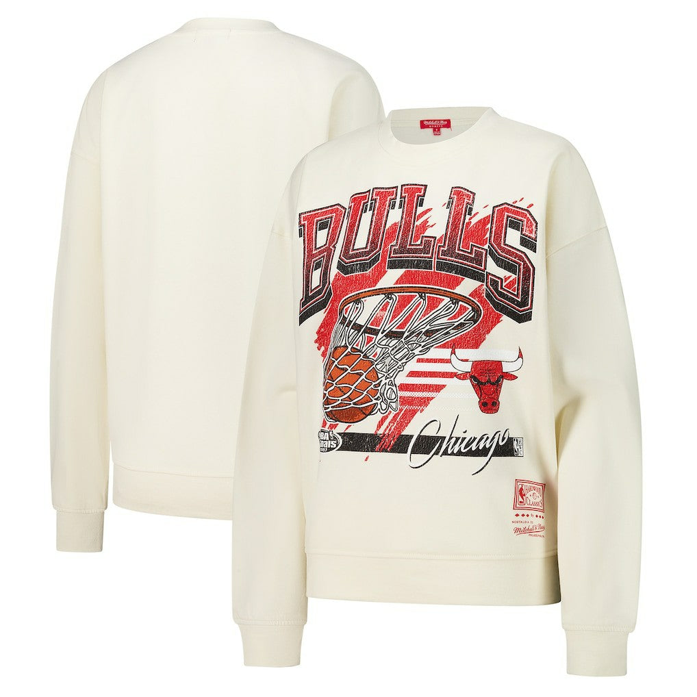 NBA Chicago Bulls Women's Brush Bucket Pullover Sweatshirt