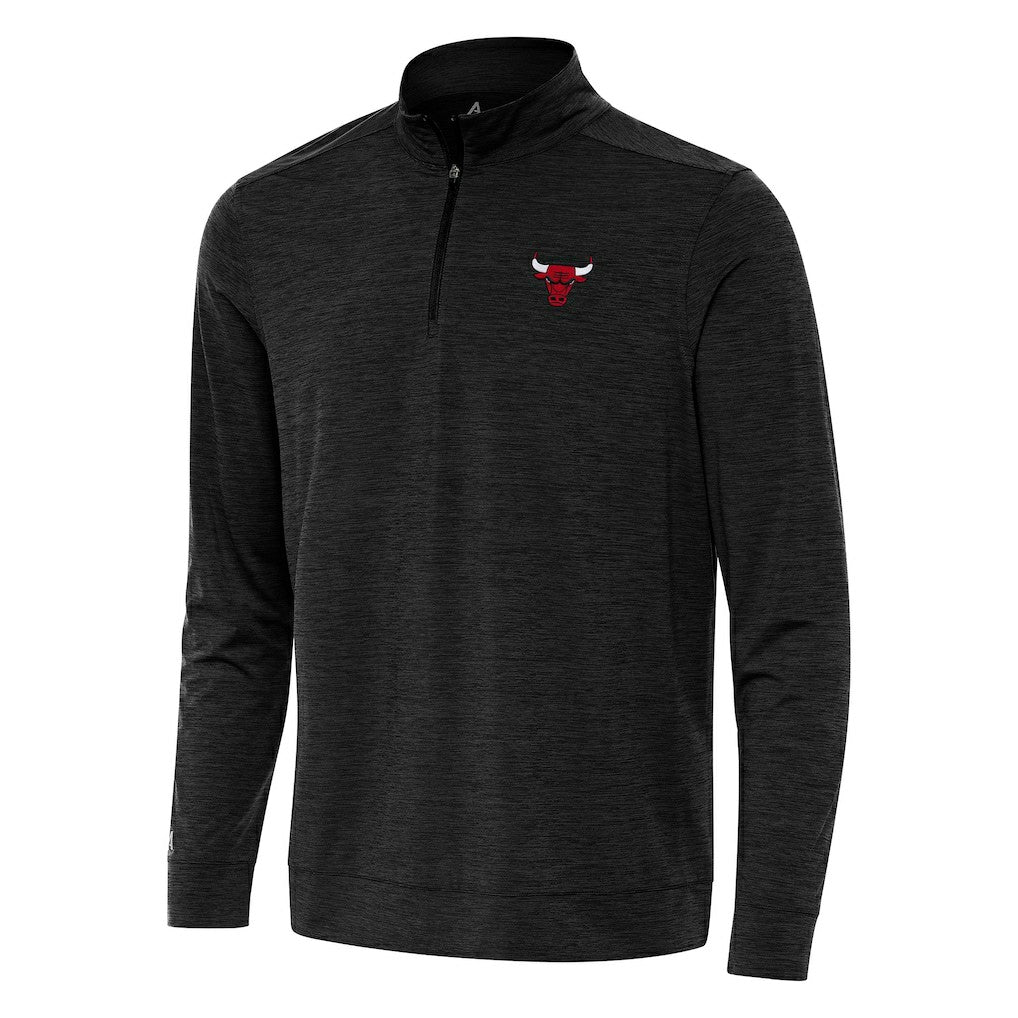 NBA Chicago Bulls Antigua Bright Quarter-Zip Top