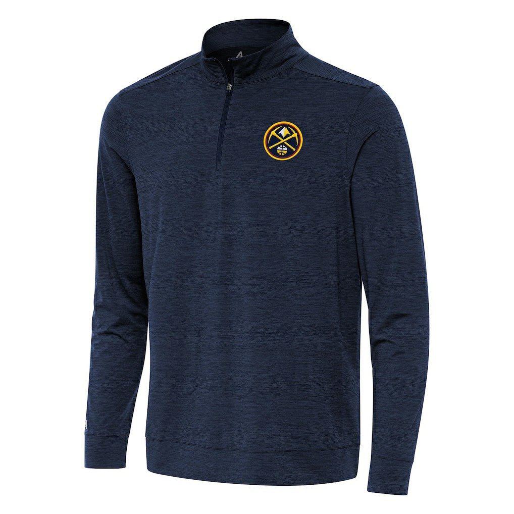 NBA Denver Nuggets Antigua Bright Quarter-Zip Top sale