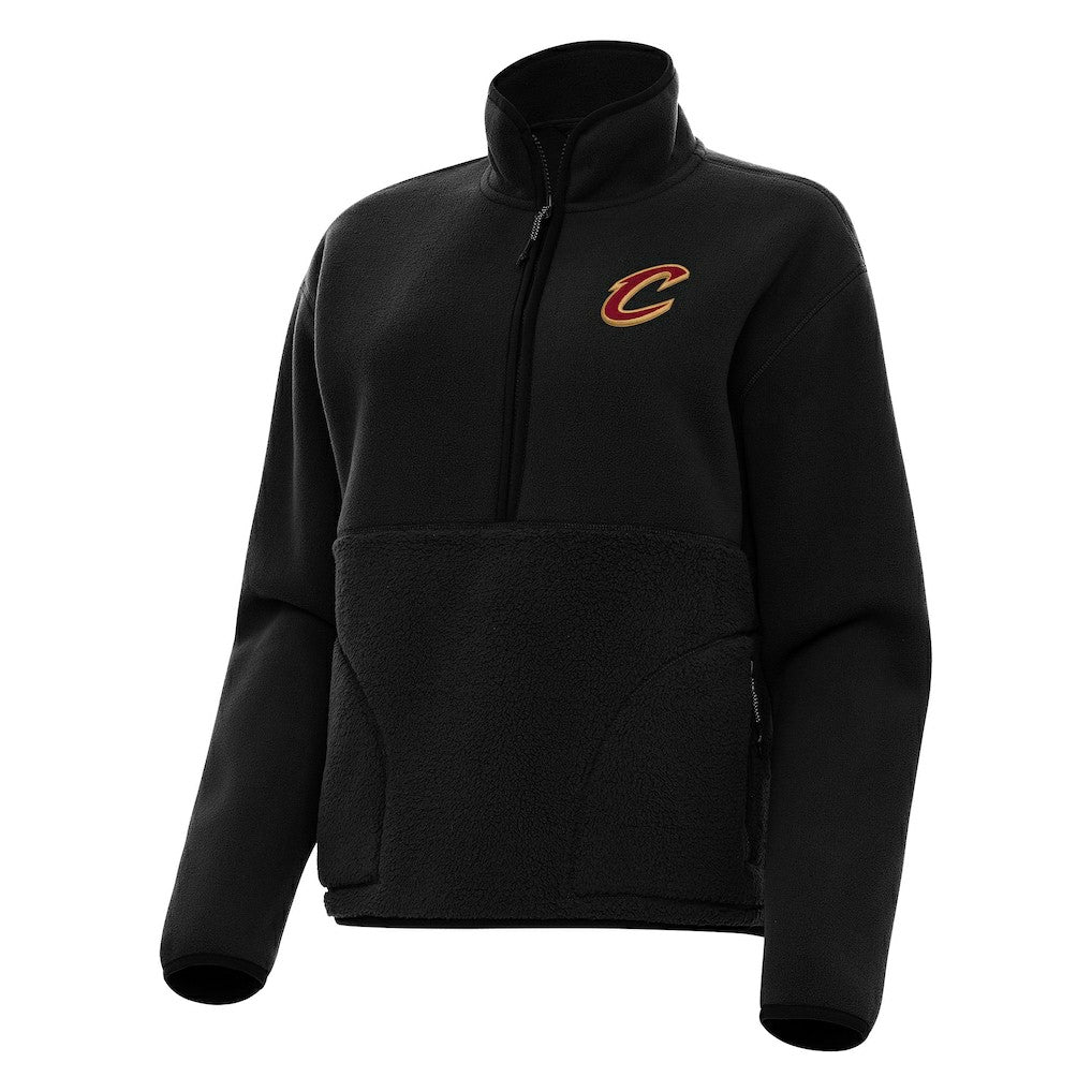 NBA Cleveland Cavaliers Antigua Women's Figure Half-Zip Pullover Sweatshirt sale