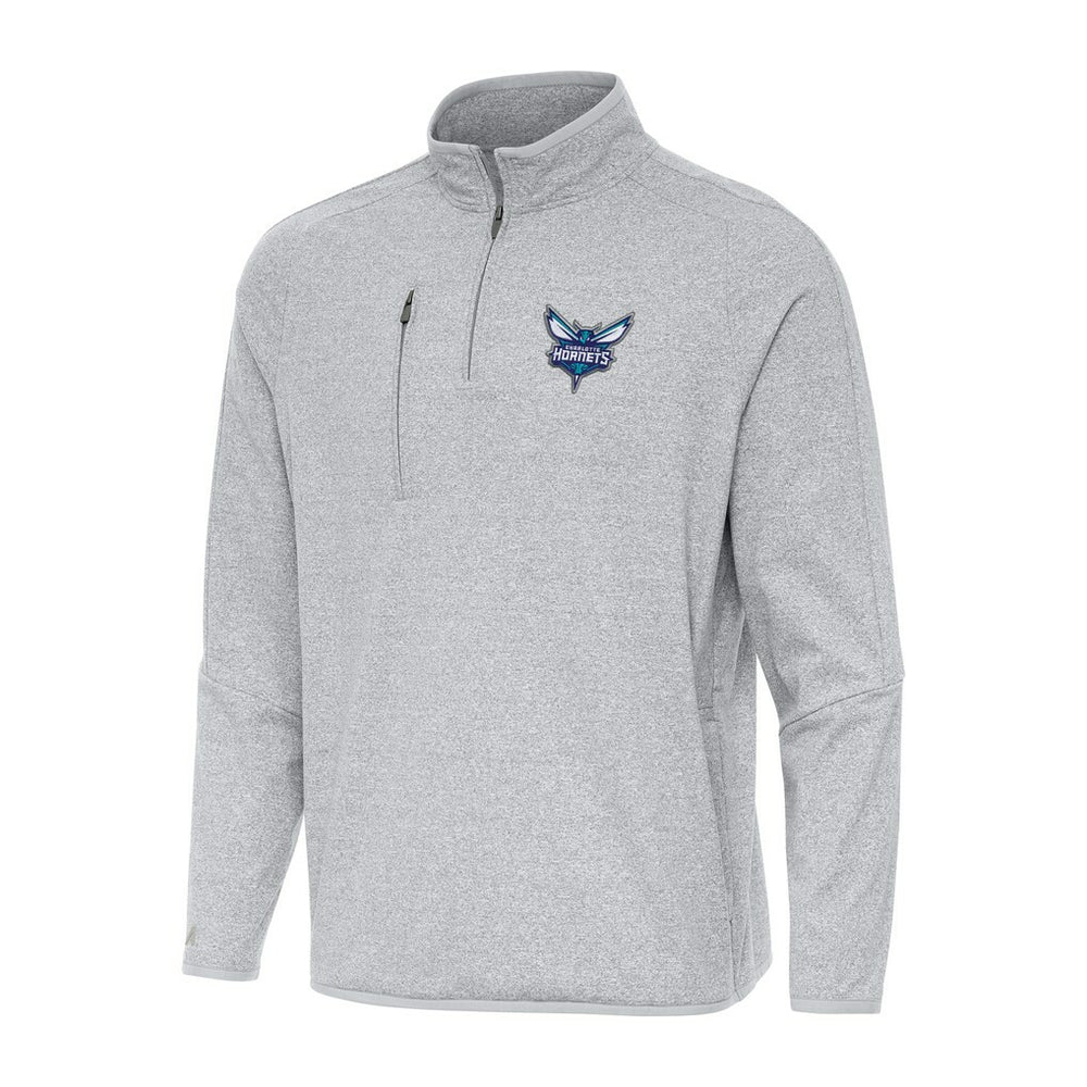 NBA Charlotte Hornets Antigua Certain Quarter-Zip Tri-Blend Sweatshirt