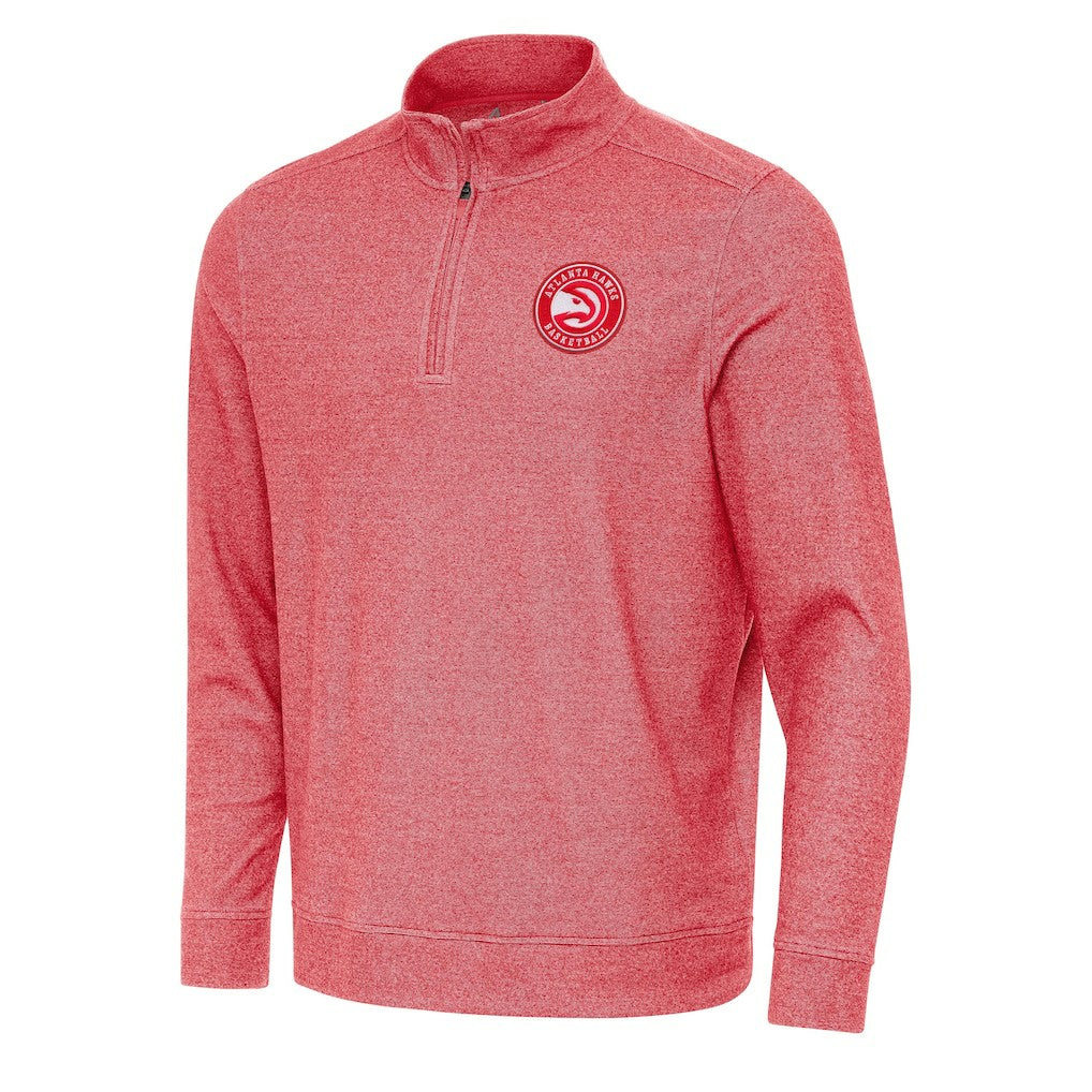 NBA Atlanta Hawks Antigua Subtle Quarter-Zip Sweatshirt