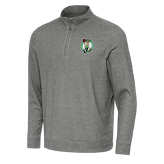 NBA Boston Celtics Antigua Subtle Quarter-Zip Sweatshirt