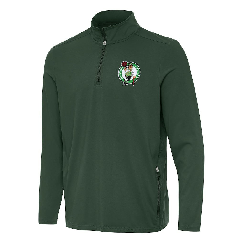 NBA Boston Celtics Antigua Perilous Quarter-Zip Sweatshirt