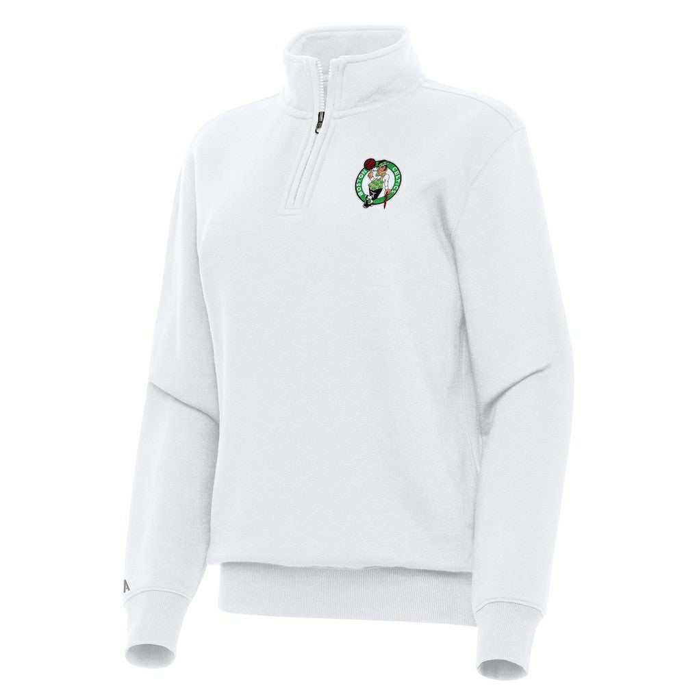 NBA Boston Celtics Antigua Women's Victory Quarter-Zip Sweatshirt