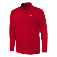 NBA Chicago Bulls Antigua Reprocess Quarter-Zip Top